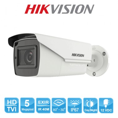 CAMERA HIK DS-2CE16H0T-IT3ZF -(HD-TVI 5M) Ống kính zoom quang học tự động