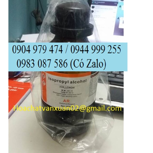 Chất Isopropyl alcohol IPA 2-propanol 99.7% C3H8O chai 500ml Xilong CAS 67-63-0