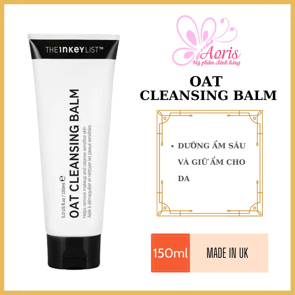 Sữa rửa măt yến mạch Oat Cleansing Balm The InKey List 150ml