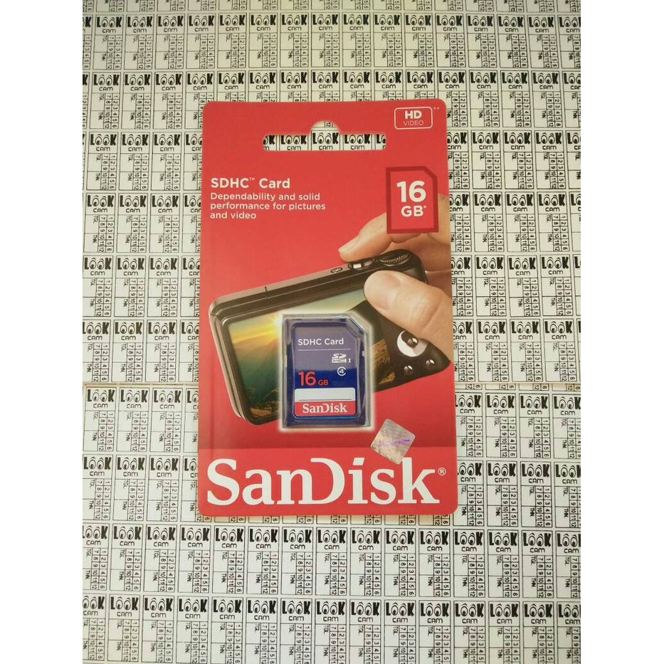 SANDISK Thẻ Nhớ Sdhc Sd 16gb Class4 Class 4 C4