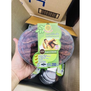 Me thái tách hạt 200gr/ hộp xanh date 3/2021