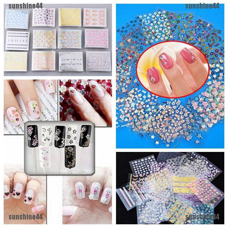 Fs Hình Dán 3D Trang Trí Móng Tay Nghệ Thuật