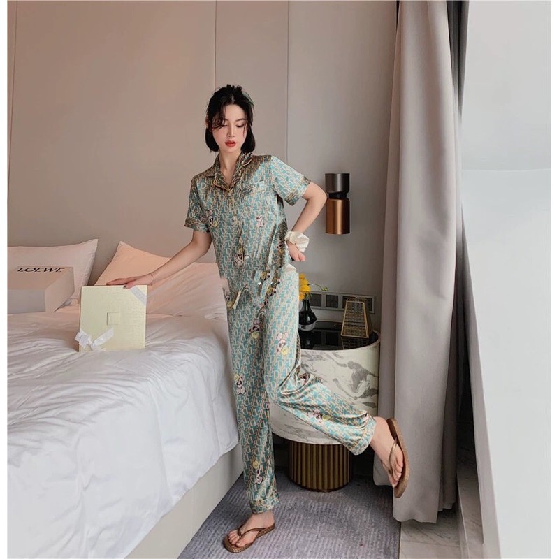 [Big Sale] 🌱 Đồ Bộ Pijama Lụa Đồ Mặc Nhà☘️ Bộ Ngủ Cao Cấp Mát Mềm Mịn - ELSA | BigBuy360 - bigbuy360.vn