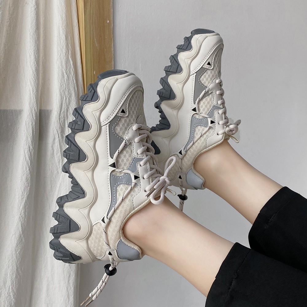 [Mã FAGREEN245 giảm 10% tối đa 30K đơn 99K] Giày Sneaker Phong Cách Hồng Kông Thiết Kế Thời Trang Năng Động 002 | BigBuy360 - bigbuy360.vn