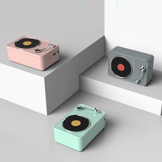 Loa bluetooth đĩa disc cổ xưa giả lập-  mini teen thời trang - model c01 . vtmh9