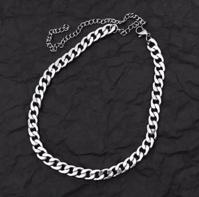 Vòng cổ chain xích / chocker xích snake ( có thêm 10cm xích nối chỉnh size )