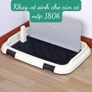 Khay vệ sinh cho chó có nắp