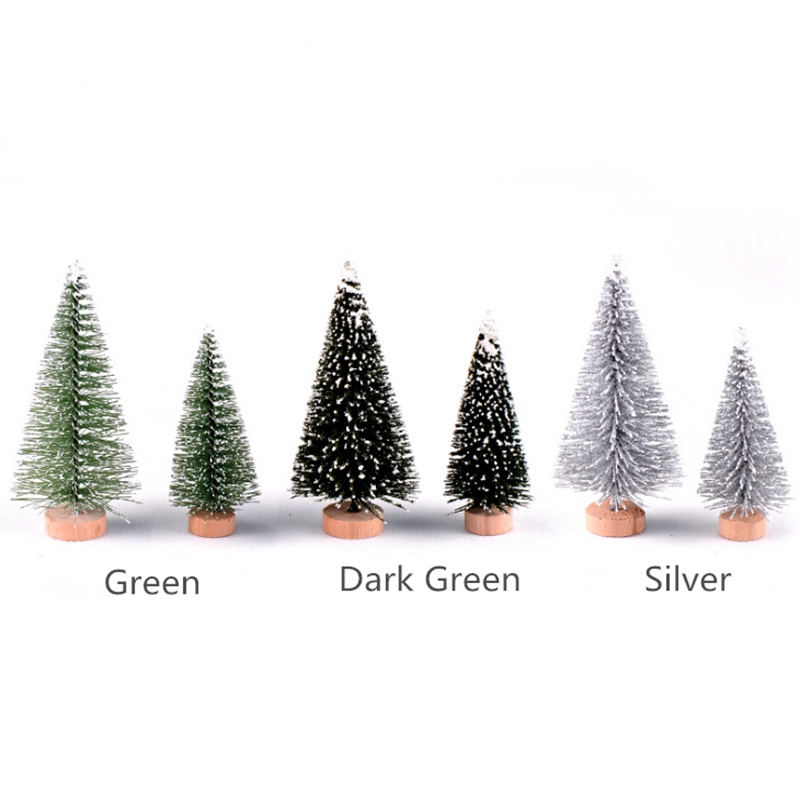Set 2 Cây Thông Mini Trang Trí Giáng Sinh