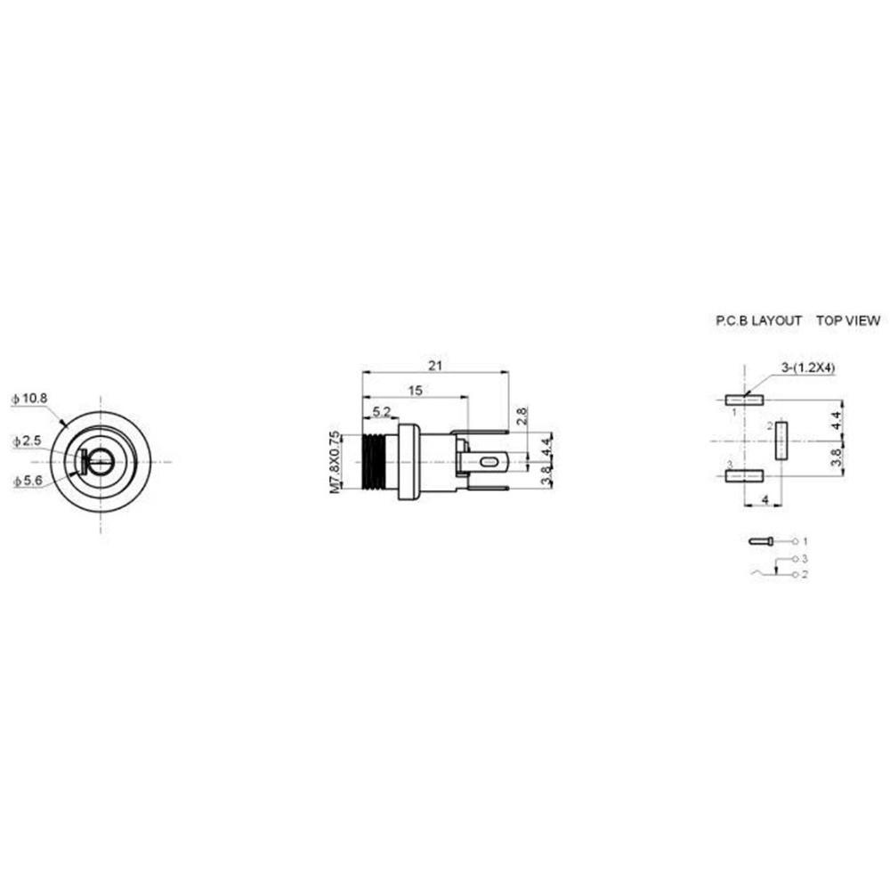 Set đầu nối ổ cắm DC 5.5*2.1mm