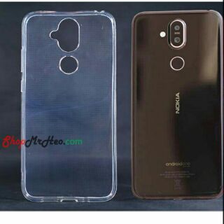 Ốp lueng silicon Nokia X7/ Nokia 8.1 trong suốt