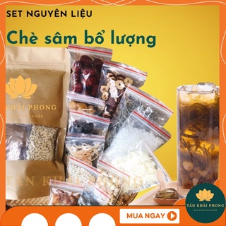 SET CHÈ SÂM BỔ LƯỢNG NẤU 25 CHÉN - BẾP TÂN KHẢI PHONG