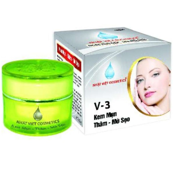 Kem Mụn, Xóa Thâm, Liền Sẹo Ngọc Trai Đen, Sữa Ong Chúa V3 6g | BigBuy360 - bigbuy360.vn