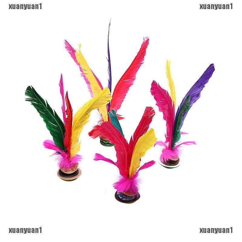 {XUANYUAN} China Jianzi Bánh Xe Đá Lông Ngỗng Sang Trọng