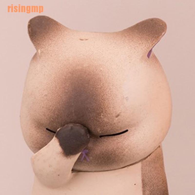 1 Mô Hình Chú Mèo May Mắn Hoạt Hình Bằng Nhựa resin DIY