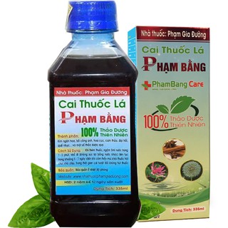 [Mẫu Cũ ] [Nhà Thuốc Phạm Công Bằng ] Cai Thuốc Lá Phạm Bằng.