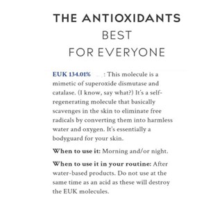 Tinh chất chống Oxy hóa The Ordinary EUK 134 0.1% 30ml
