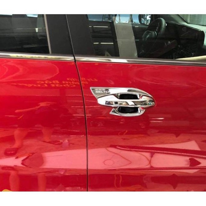 Ốp Tay Hõm Cửa Mạ Crom Xe Kia Seltos 2020