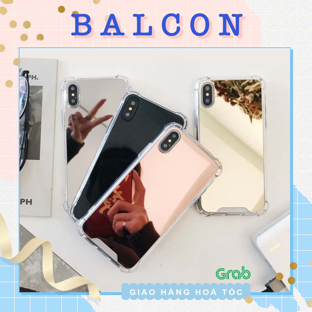 Ốp lưng iphone Gương chống sốc 5/5s/6/6plus/6s/6splus/7/7plus/8/8plus/x/xr/xs/11/12/pro/max/plus/promax - Balcon
