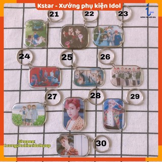 Móc khoá đổ keo in hình Bangtan 21-30