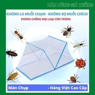 Màn chụp tự bung gấp gọn tiện lợi, mùng chụp gấp gọn thông minh