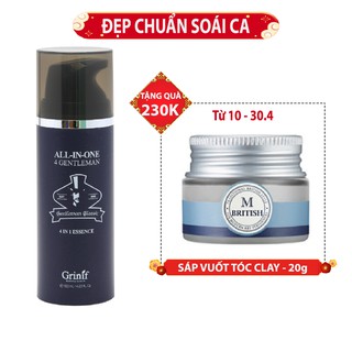 Sữa dưỡng trắng da 4 trong 1 cho nam Grinif All In One 4 Gentleman 120ml