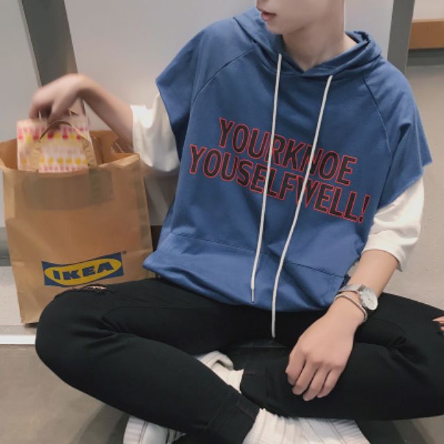 HÀNG NHẬP ÁO HOODIE NAM HÀN QUỐC TAY LỠ CÓ NÓN CÓ SIZE XXL A130