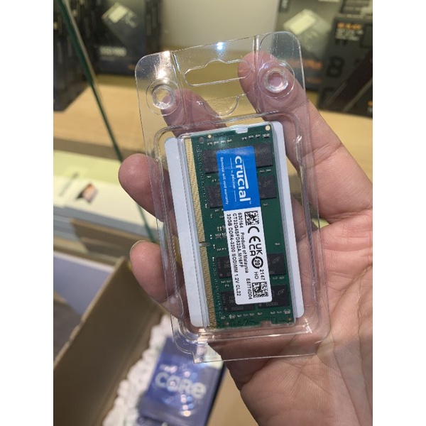 RAM Laptop DDR4 Crucial 3200Mhz - 32GB - Bảo hành 36 tháng