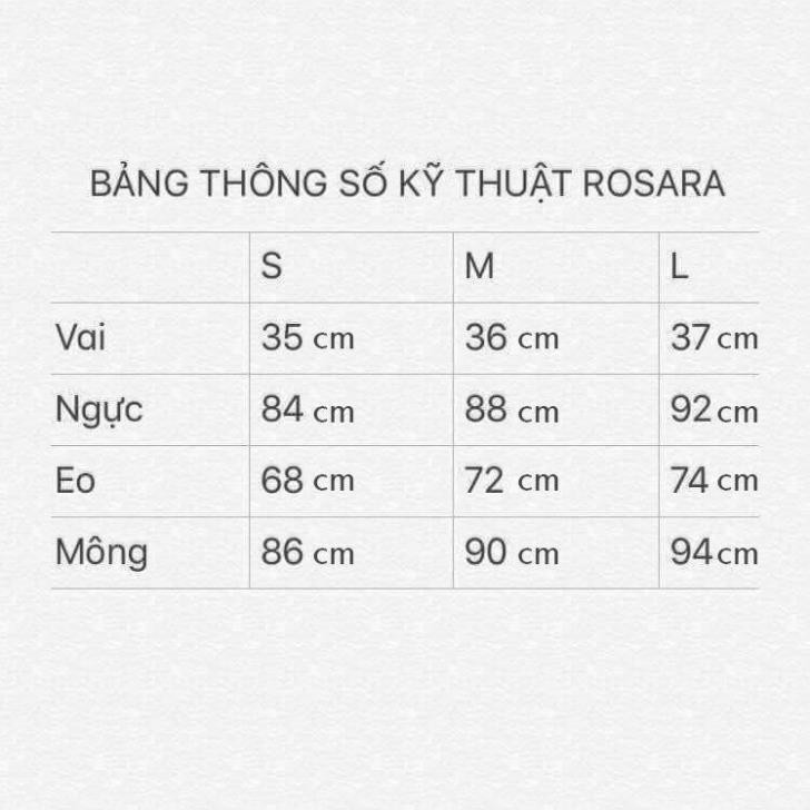 Áo sơ mi nữ trắng thời trang tay bồng Rosara phụ kiện SP84 💝