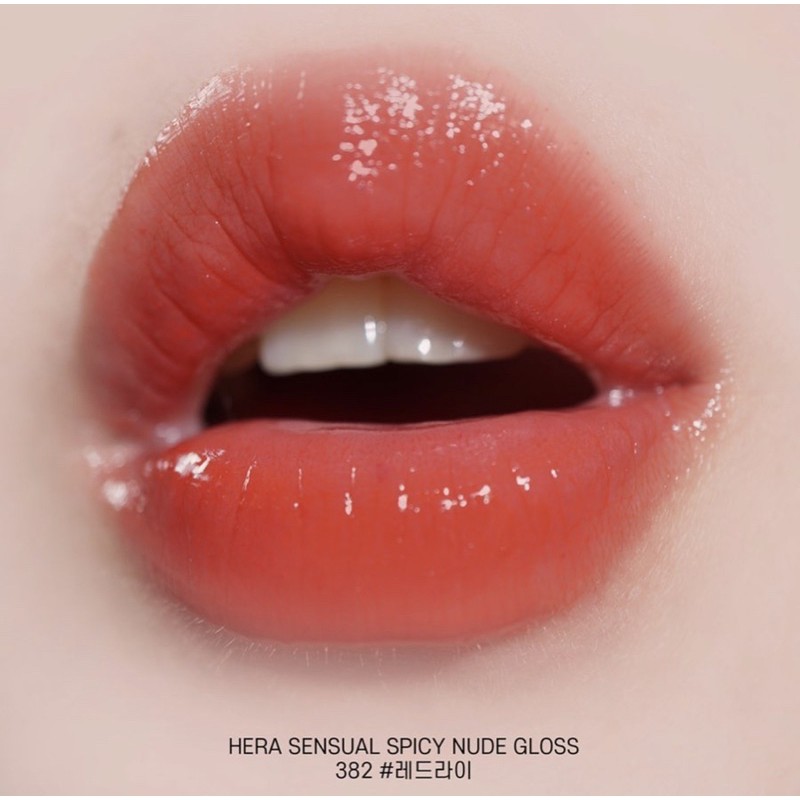 Son HERA sensual spicy nude gloss màu 382, 422, 462