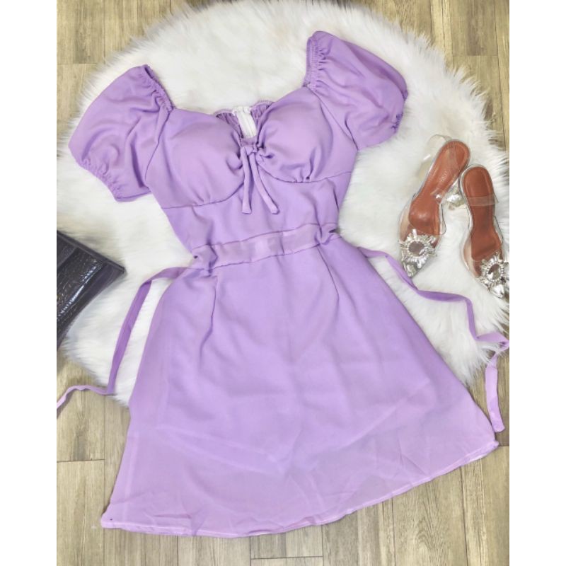 49k đầm xoè tím