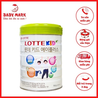 Sữa bò lotte kid hộp 760g