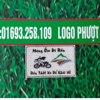 logo phượt . logo phản quang tem xe