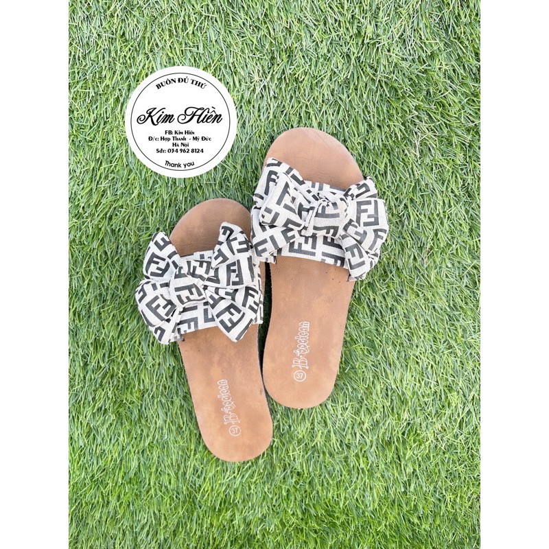 Dép đan chéo thời trang
