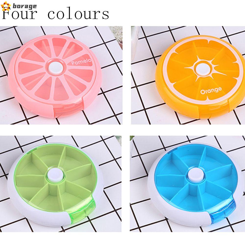 Hộp đựng thuốc 7 ngày hình tròn xinh xắn