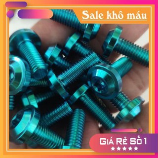 Ốc titan gr5 8li25 dù dày bắt đĩa và gác chân các loại xe