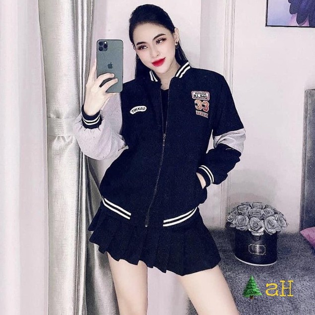 Áo Bomber Nhung Gân 33 | BigBuy360 - bigbuy360.vn
