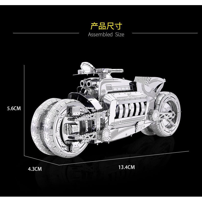 MÔ HÌNH 3D KIM LOẠI đồ chơi lắp ráp Big size xe đua, đồ chơi lắp ráp