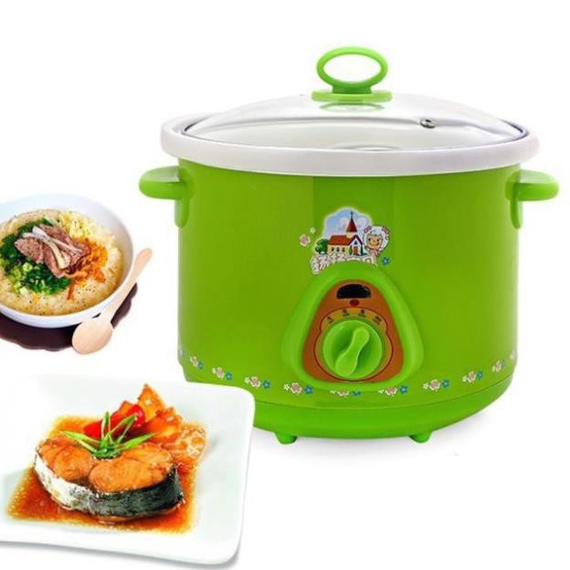 Nồi Kho Cá, Hầm Cháo Ninh Thực Phẩm Đa Năng Siêu Tiện Dụng, 2 Kích Thước, Bảo Hành 12 Tháng