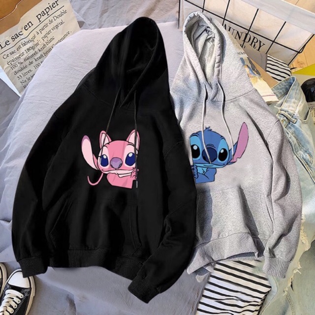 Áo hoodie unisex form rộng stitch có bigsize chất nỉ bông dày dặn
