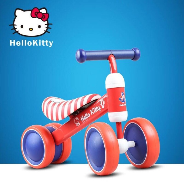 Xe chòi chân 4 bánh Bike Hello kitty