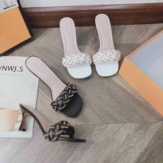 💖FULLBOX GUỐC💖 Guốc nữ 5 phân quai đan mây