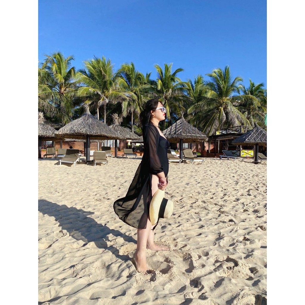 Áo choàng kimono tay bồng dài tay mặc ngoài bikini đi biển siêu đẹp dáng dài( Đảm bảo 100% như hình)mới nhất tại Hà Nội | BigBuy360 - bigbuy360.vn