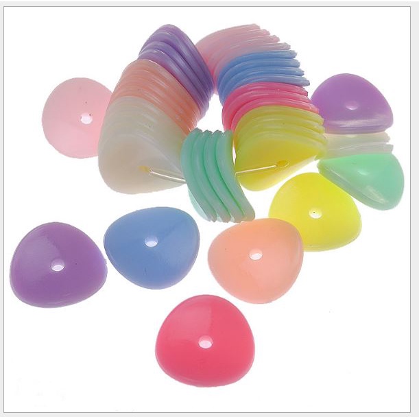 gói 10-25-50gam hạt nhựa dạng vành tròn 15mm (miếng cách, miếng đệm)