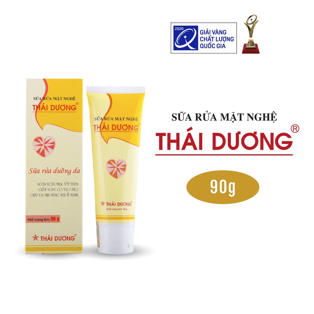 Sữa rửa mặt nghệ sạch mụn, ngừa vết thâm Thái Dương 90g