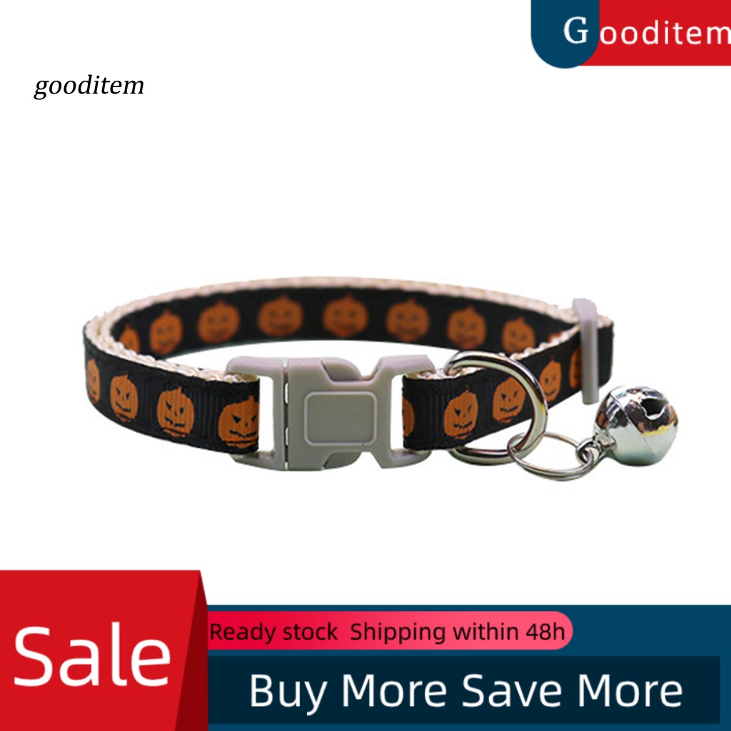 Vòng Cổ Mặt Dây Giả Nylon In Hình Bí Ngô Trang Trí Vòng Cổ Cho Thú Cưng