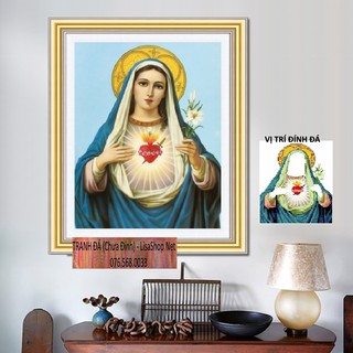 Tranh đính đá ĐỨC MẸ DF2872(50x65cm) chưa đính