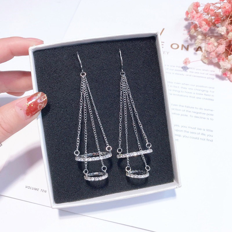 Bông tai / khuyên tai thời trang có hộp túi tặng kèm