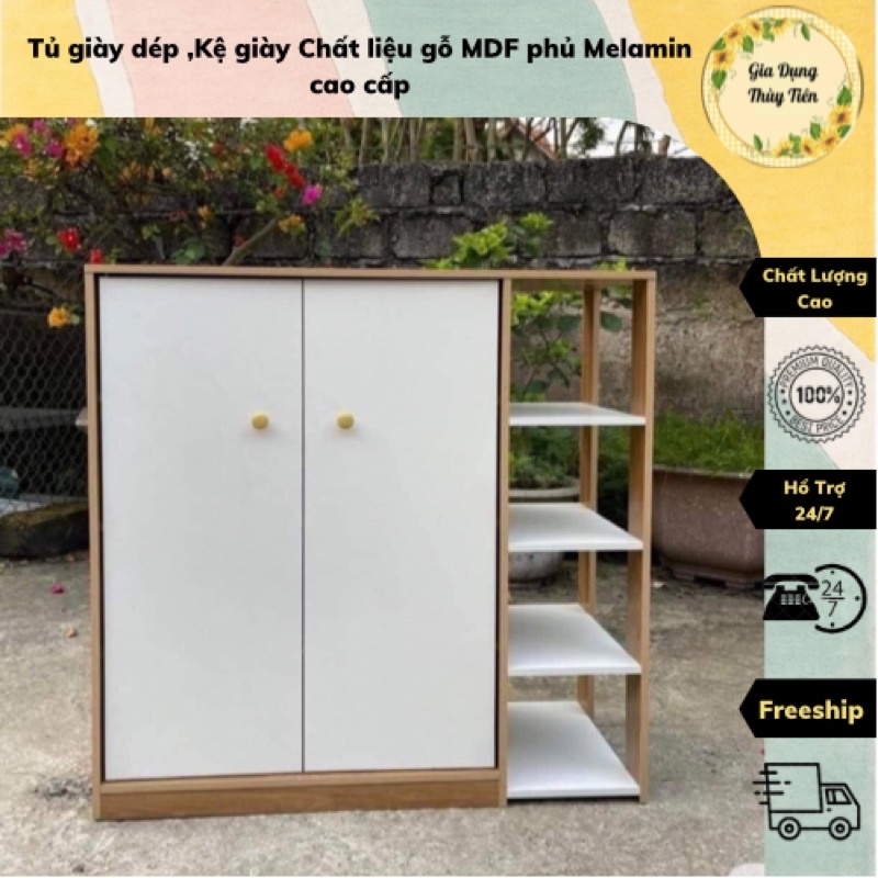 Tủ giày dép ,Kệ giày Chất liệu gỗ MDF phủ Melamin cao cấp