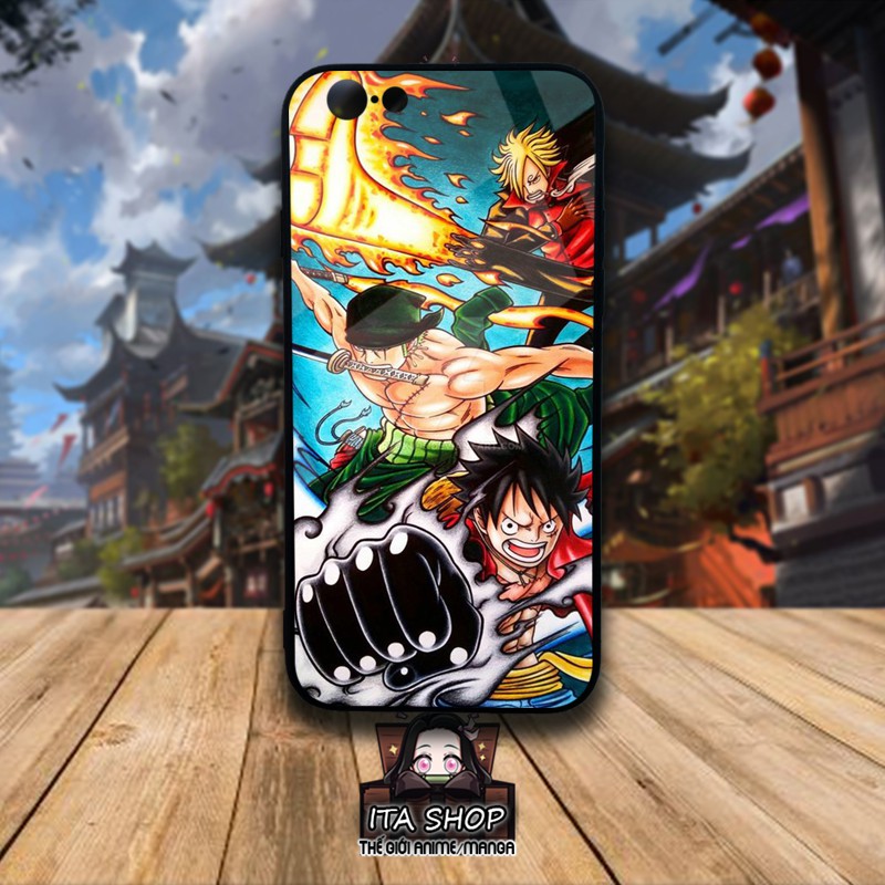 Ốp lưng One Piece - Luffy Zoro Sanji - Ốp Lưng Anime Iphone 5s 6 6s 6s+ 7+8+ X Xs Xr 11 11 pro max 12 12 pro max