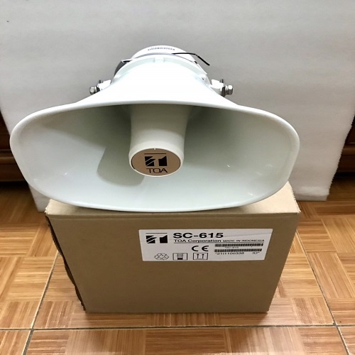 Loa phóng thanh toa 15W SC-615 hàng xịn xuất xứ Indonesia vành nhôm, chuyên đánh chim đêm, bảo hành 12 tháng